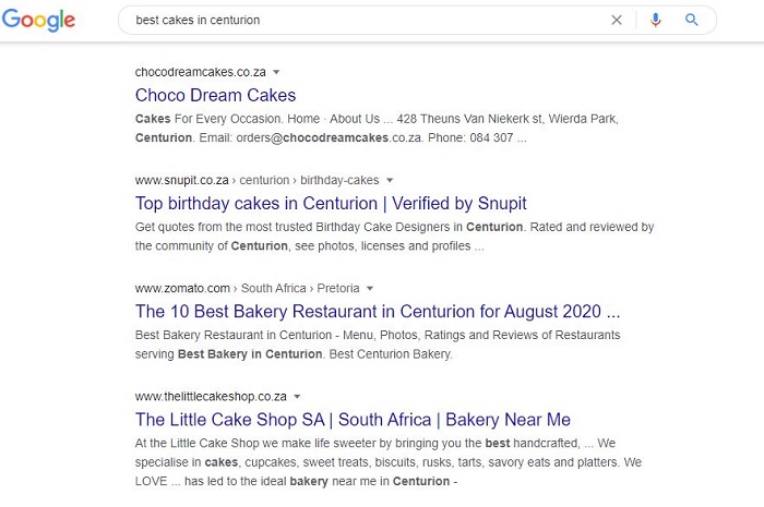 Show on google
