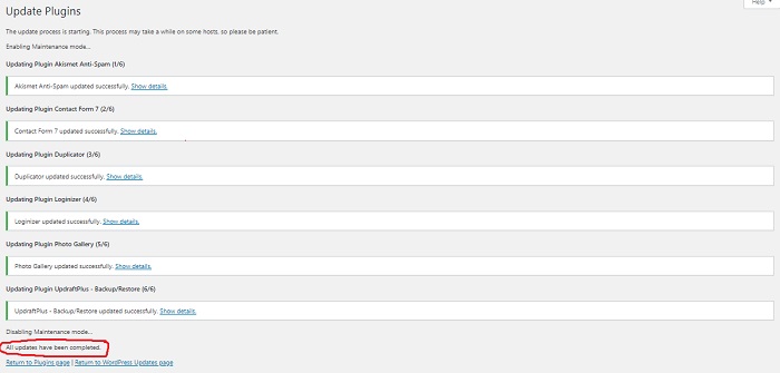 Finished plugin update