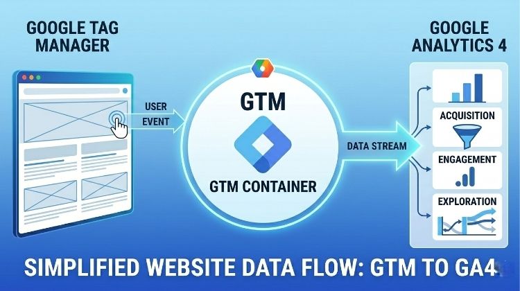 Google tag manager and Google analytics 4