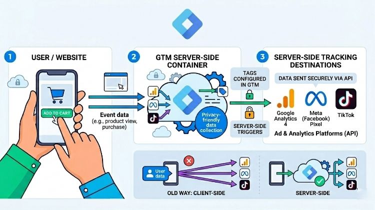 How GTM server side works